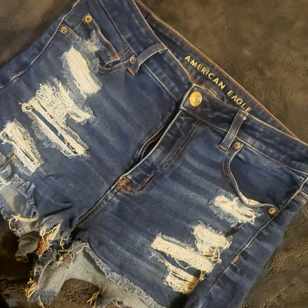 EUC Distressed American Eagle Shorts